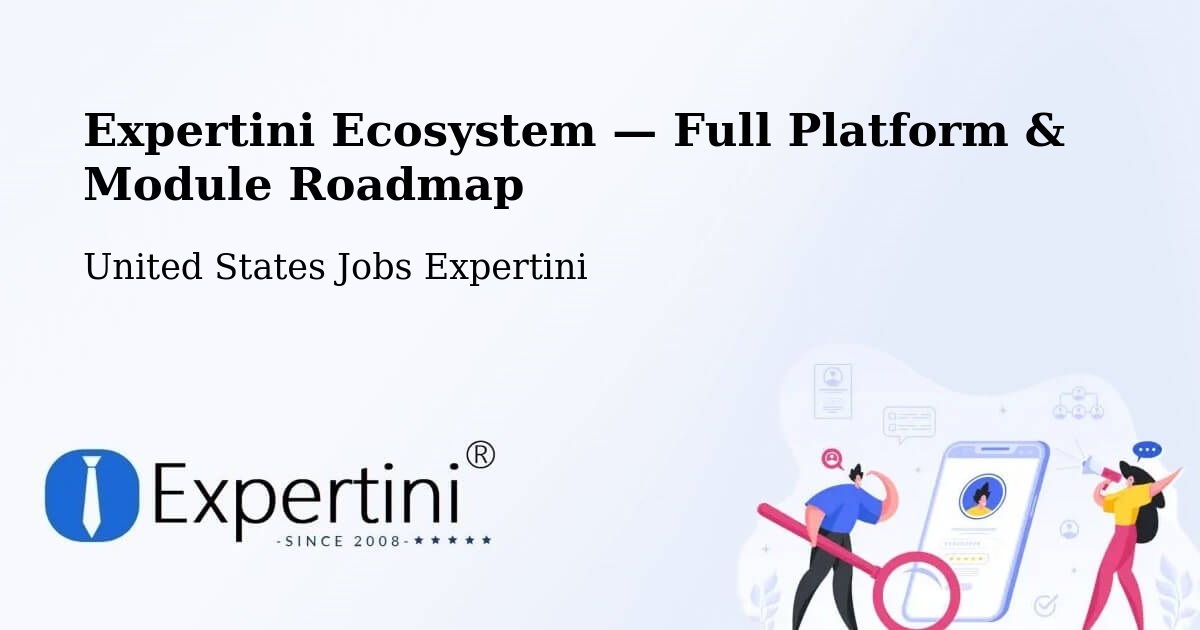 Expertini Ecosystem — Full Platform & Module Roadmap – Youngstown